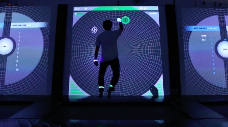 interactive trampoline